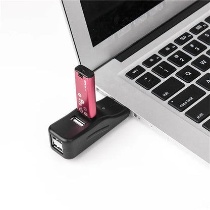 HUB19 Duckbill Shape Mini USB Splitter 4-port USB Hub Extender, USB3.0x1 + USB2.0x3