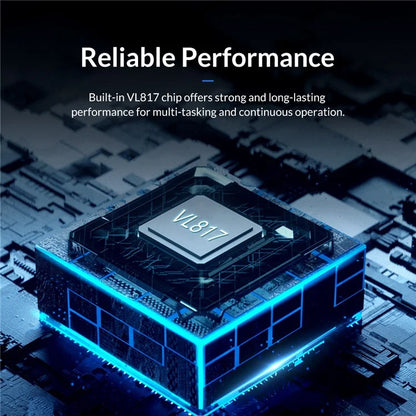 ORICO AT2U3-7AB 7 Ports USB3.0 5Gbps Data Transmission 5V/2.4A Phone Charging Dock Aluminum Alloy + PC USB Hub Splitter with Individual SwitchesEU Plug