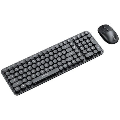 T-WOLF TF350 2.4G Wireless Keyboard Mouse Set Home Office Computer Keyboard + Mouse