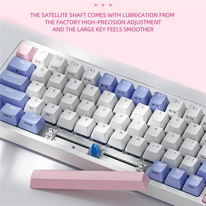 ZA68 Computer Laptop Gaming Keyboard Wired RGB Light 68-Key Mechanical Keyboard