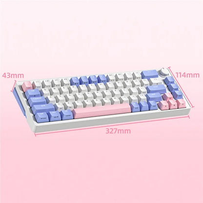 ZA68 Computer Laptop Gaming Keyboard Wired RGB Light 68-Key Mechanical Keyboard