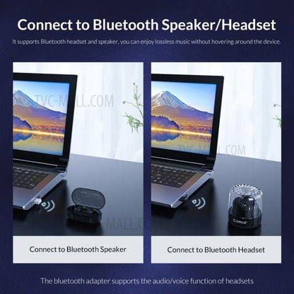 ORICO BTA-508 USB Bluetooth 5.0 Adapter Mini Wireless Dongle for PC Laptop