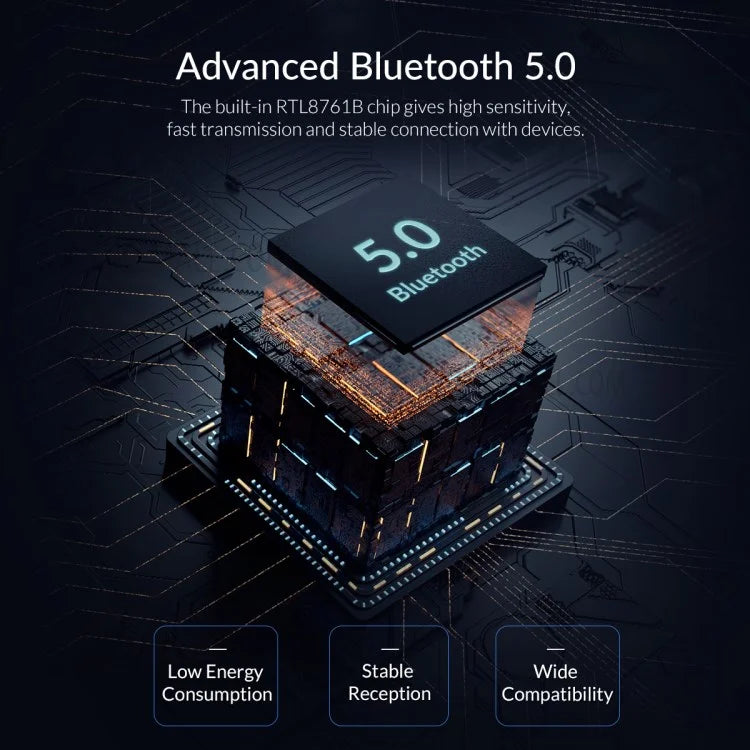 ORICO BTA-508 USB Bluetooth 5.0 Adapter Mini Wireless Dongle for PC Laptop