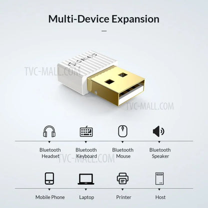 ORICO BTA-508 USB Bluetooth 5.0 Adapter Mini Wireless Dongle for PC Laptop
