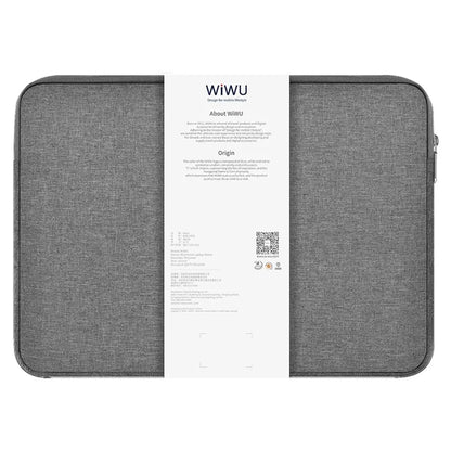 WIWU 16-inch Minimalist Laptop Bag Waterproof Polyester Notebook Protective Sleeve