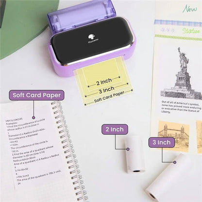PHOMEMO M03 Portable Thermal Printer 203DPI Wireless Label Photo Printer