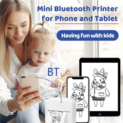 PHOMEMO M02X Pocket Bluetooth Printer Wireless Thermal Label Printer