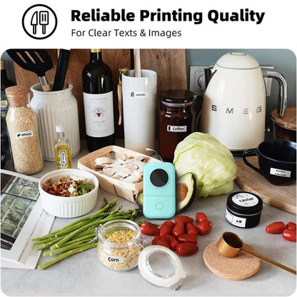 PHOMEMO D30 Portable Inkless Wireless Label Maker Mini Thermal Label Printer for Home School Office