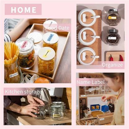 PHOMEMO D30 Portable Inkless Wireless Label Maker Mini Thermal Label Printer for Home School Office