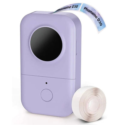 PHOMEMO D30 Portable Inkless Wireless Label Maker Mini Thermal Label Printer for Home School Office