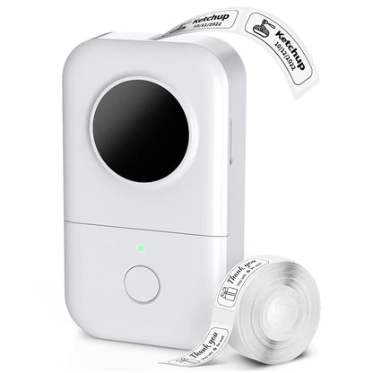PHOMEMO D30 Portable Inkless Wireless Label Maker Mini Thermal Label Printer for Home School Office