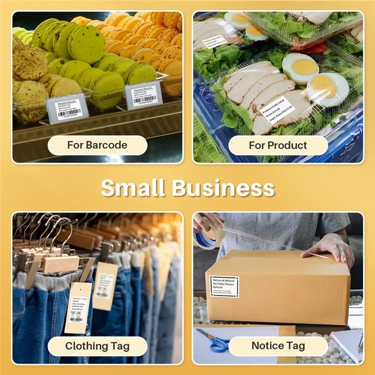 PHOMEMO M120 Bluetooth Inkless Thermal Printer Wireless Barcode Label Price Tag Printer