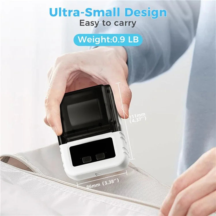 PHOMEMO M120 Bluetooth Inkless Thermal Printer Wireless Barcode Label Price Tag Printer