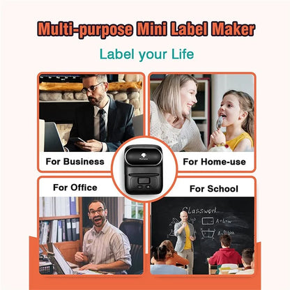 PHOMEMO M110 Mini Bluetooth Inkless Thermal Printer Wireless Clothes Barcode Label Price Tag Printer