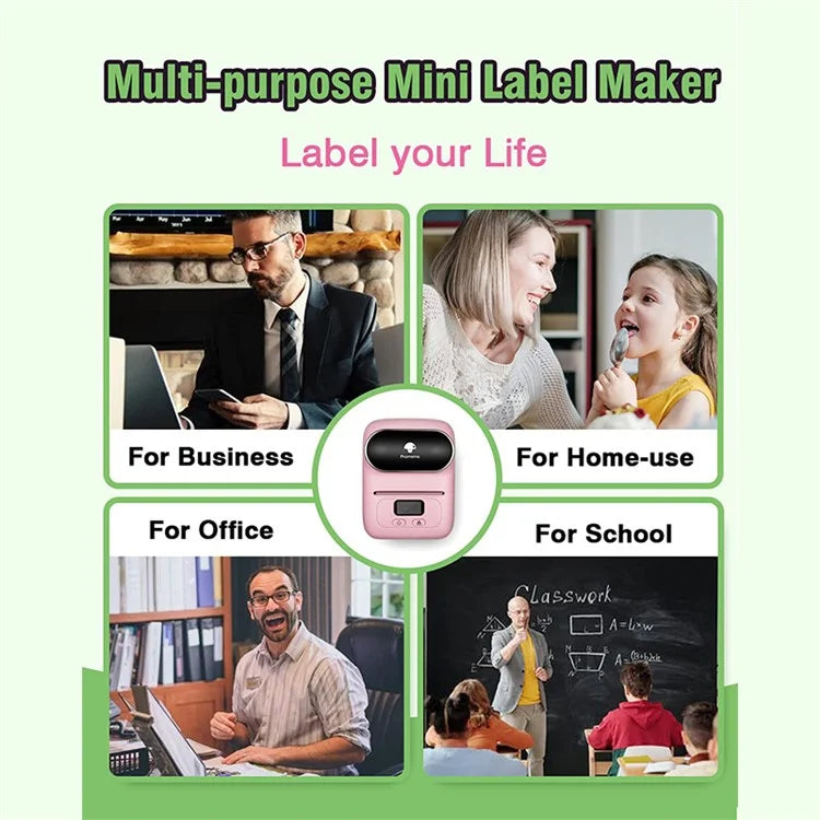 PHOMEMO M110 Mini Bluetooth Inkless Thermal Printer Wireless Clothes Barcode Label Price Tag Printer