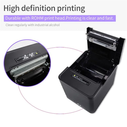 80A Thermal Receipt Printer POS Printing Tool with 80mm Printing Width