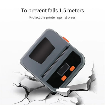 TPL80H Portable Thermal Label Printer Wireless Mobile Receipt Printer, USB+Bluetooth Version