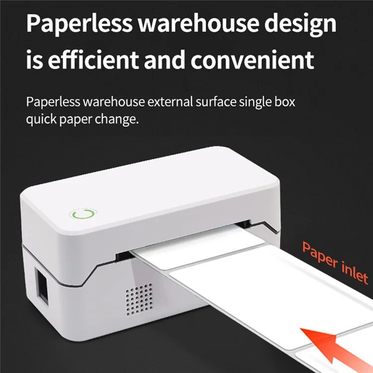 TDL401H 40-80mm Printing Width Thermal Printer Barcode Label Printer, USB+Bluetooth Version