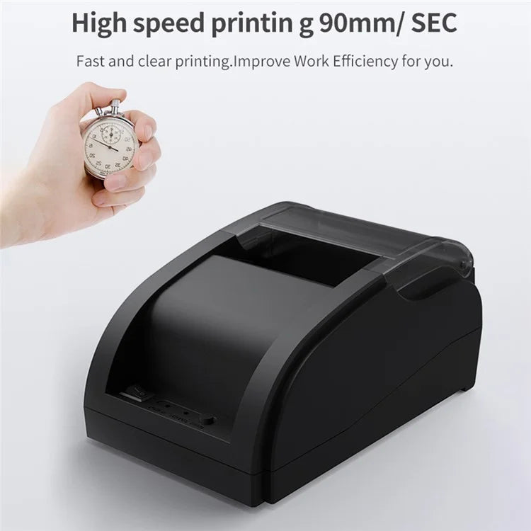 58A Bluetooth Thermal Receipt Label Printer Restaurant Kitchen Printing Tool