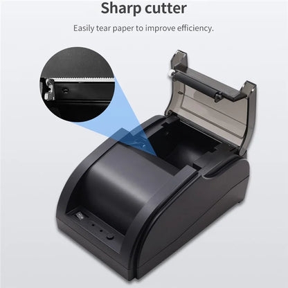 58A Bluetooth Thermal Receipt Label Printer Restaurant Kitchen Printing Tool