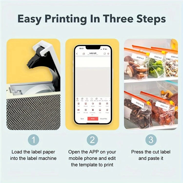 MARKLIFE P15 PLUS Mini Wireless Thermal Printer Bluetooth Inkless Label Machine