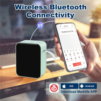 MARKLIFE P15 Inkless Label Maker Machine Mini Wireless Bluetooth Thermal Printer