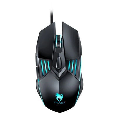 T-WOLF TF700 Backlight USB Wired Gaming Keyboard Mouse Headphone Mouse Pad Set