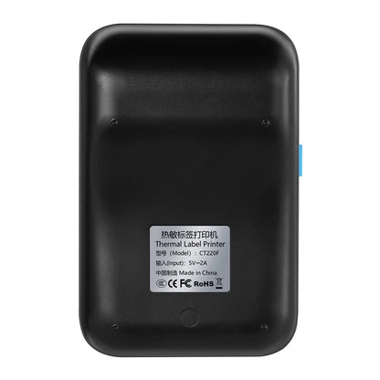 CT220F Portable Mini Home Label Printer Self-Adhesive Sticker Bluetooth Label Maker
