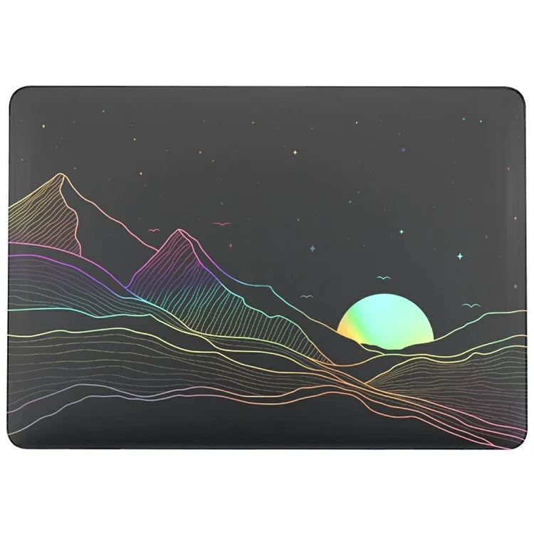 For MacBook Air 13 inch (2022) Case Cold Stamping Laptops PC Hard Shell