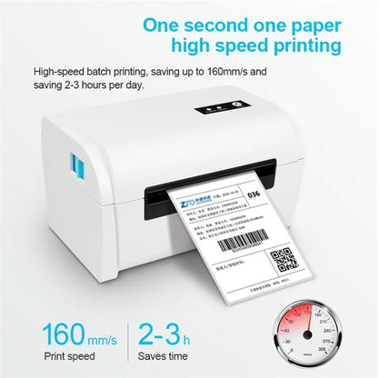 ZJ-9200 Shipping Label Printer High-Speed USB+Bluetooth Thermal Label Printer