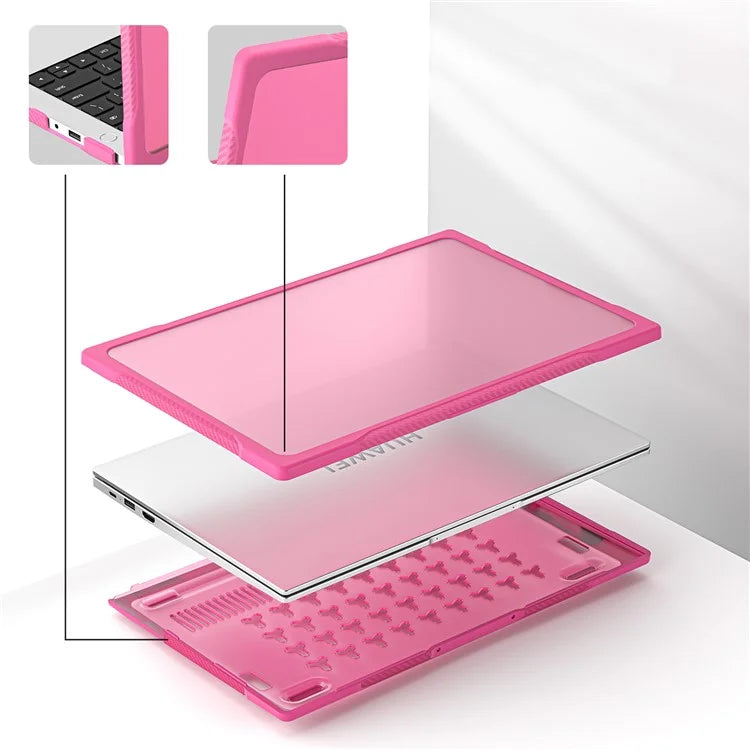 Sailor Series for Huawei MateBook D14 (2023) Laptop Case Dual Layer PC+TPU Protective Cover