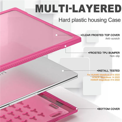 Sailor Series for Huawei MateBook D14 (2023) Laptop Case Dual Layer PC+TPU Protective Cover