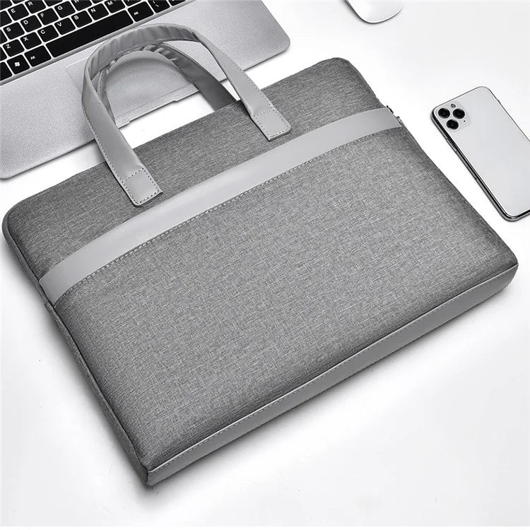 609 14-inch Laptop Handbag Waterproof Oxford Cloth Notebook Storage Bag Carrying Pouch