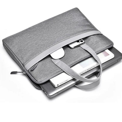 609 14-inch Laptop Handbag Waterproof Oxford Cloth Notebook Storage Bag Carrying Pouch