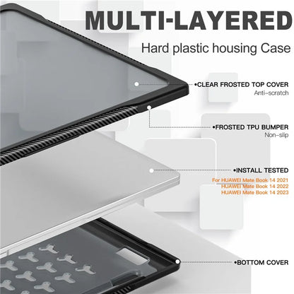 Sailor Series for Huawei MateBook 14 (2021) / (2022) / (2023) Laptop Case PC+TPU Notebook Cover