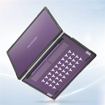 Sailor Series for Huawei MateBook 14 (2021) / (2022) / (2023) Laptop Case PC+TPU Notebook Cover Purple