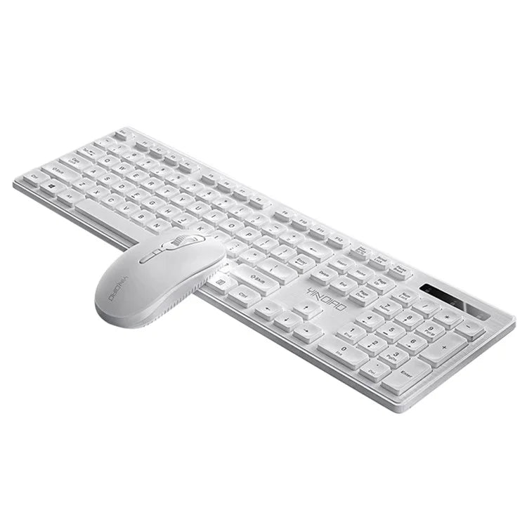YINDIAO V3Max 2.4G Wireless Smart Sleep Office Keyboard Mouse Set for Computer Laptop