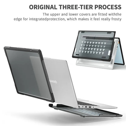 Sailor Series for Huawei MateBook D14 (2023) Case PC+TPU Anti-Cracking Protective Cover