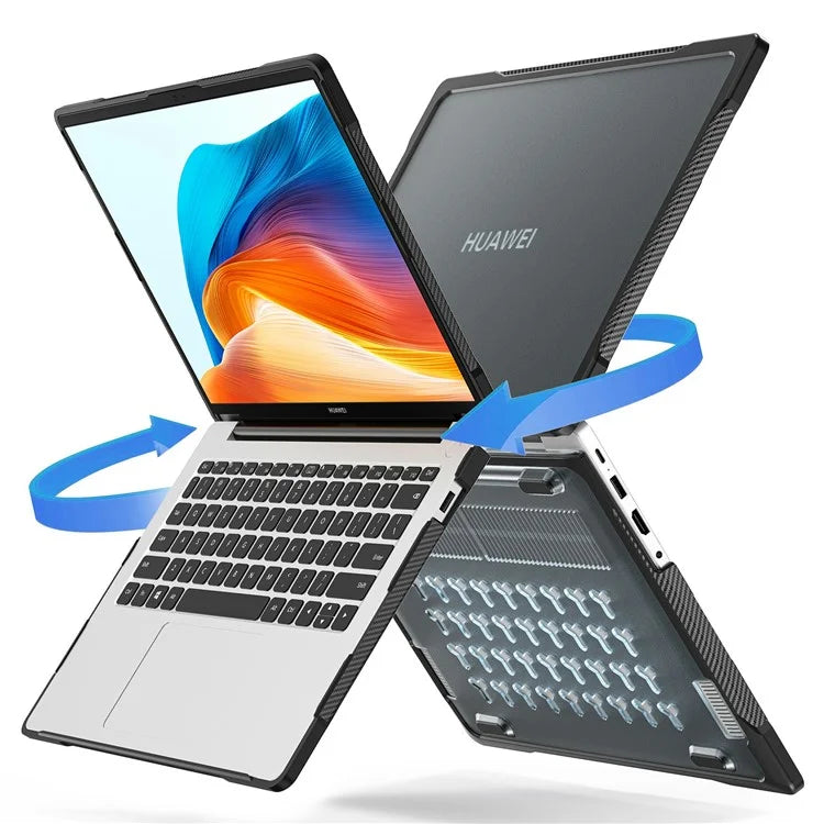 Sailor Series for Huawei MateBook D14 (2023) Case PC+TPU Anti-Cracking Protective Cover