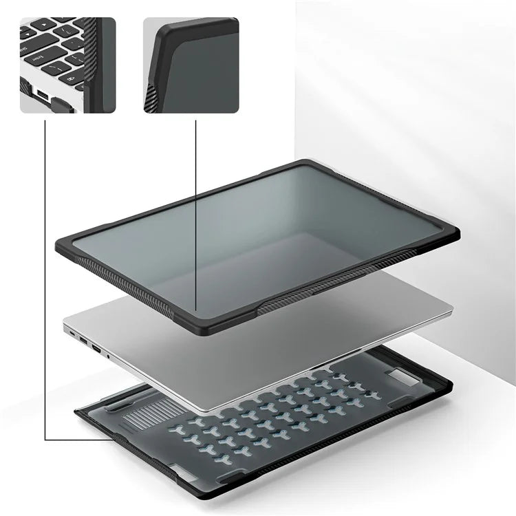 Sailor Series for Huawei MateBook D14 (2023) Case PC+TPU Anti-Cracking Protective Cover