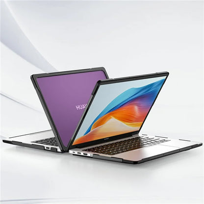 Sailor Series for Huawei MateBook D14 (2023) Case PC+TPU Anti-Cracking Protective Cover Purple