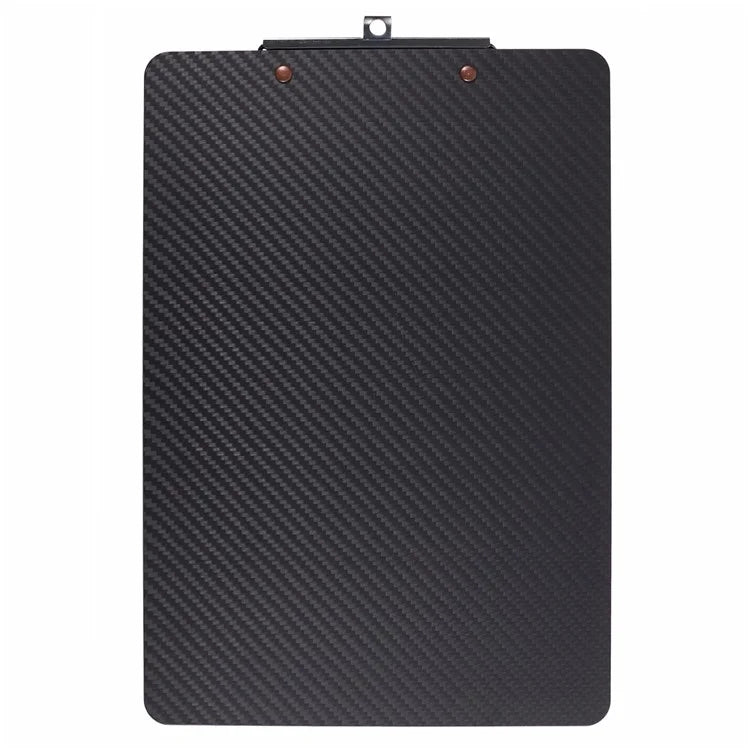 A4 220x315mm Aramid Fiber Clipboard Black Paper Clip Holder Writing Board Document Holder