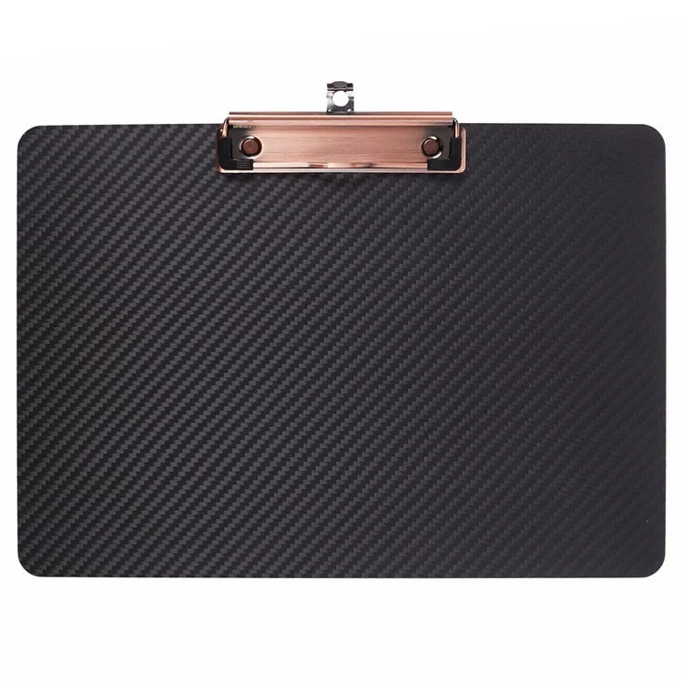 A4 220x315mm Aramid Fiber Clipboard Black Paper Clip Holder Writing Board Document Holder