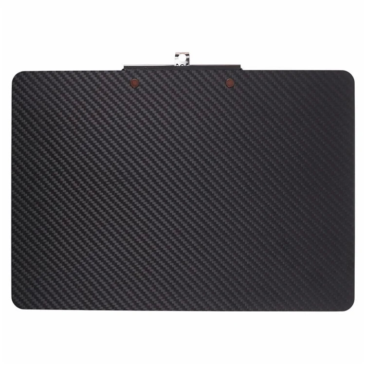 A4 220x315mm Aramid Fiber Clipboard Black Paper Clip Holder Writing Board Document Holder