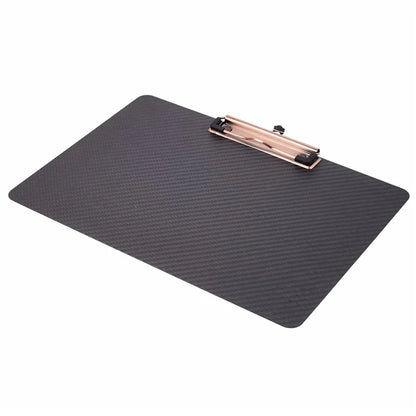 A4 220x315mm Aramid Fiber Clipboard Black Paper Clip Holder Writing Board Document Holder