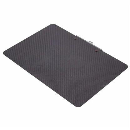 A4 220x315mm Aramid Fiber Clipboard Black Paper Clip Holder Writing Board Document Holder