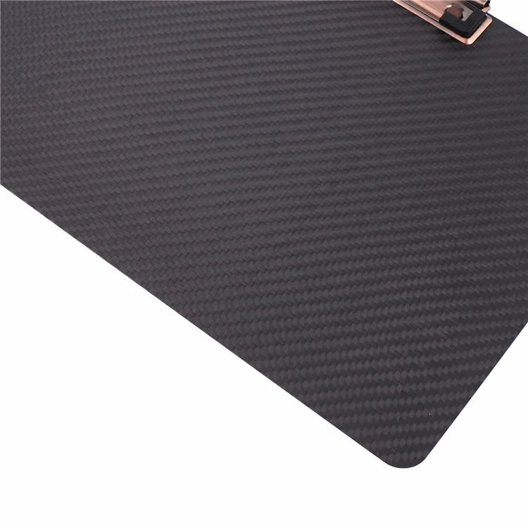 A4 220x315mm Aramid Fiber Clipboard Black Paper Clip Holder Writing Board Document Holder