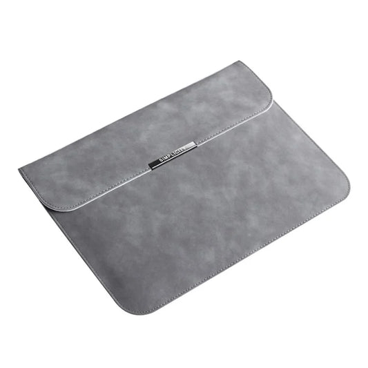 13-inch PU Leather Laptop Bag Magnetic Flap Horizontal Notebook Sleeve