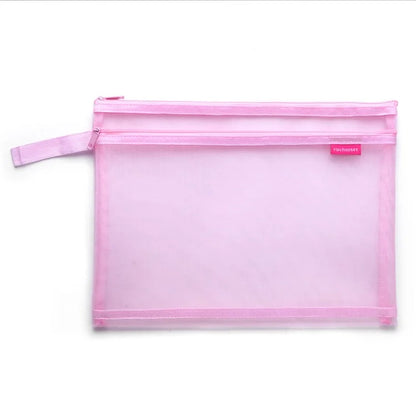 HE CHOOSES D045 A4 File Bag Nylon Document Stationery Zipper Storage Pouch