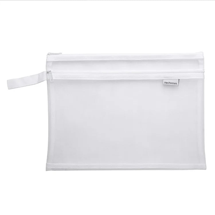 HE CHOOSES D045 A4 File Bag Nylon Document Stationery Zipper Storage Pouch
